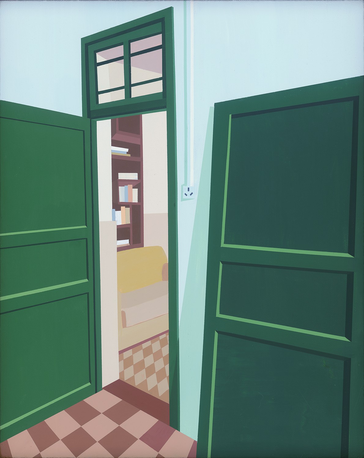 迷宫-绿门 - 艺术原作 - hi小店 - 原创艺术 未来之选