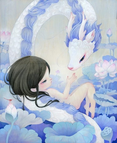 莲花与龙